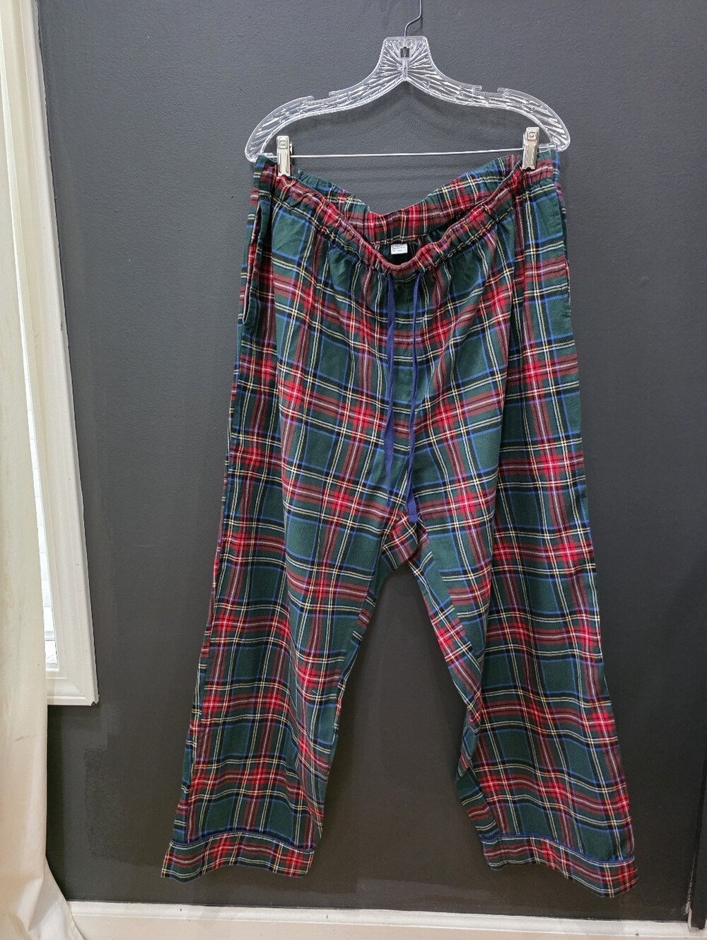Petite Plume Women's Plaid Brushed Twill Pajama Set 1X Kensington Tartan - Picture 8 of 14